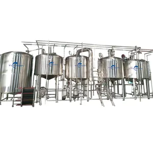 Turnkey projeto de brewery 3000l 3500l 4000l 5000l 10t conjunto completo equipamento de cerveja controle automático