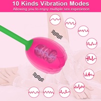 Leistungsstarker vibrierender Vagina-Sauger Rosen-Vibrator Sauger Oralsex-Saugstimulator Klitoris-Stimulator Weibliche Masturbation Sexspielzeuge