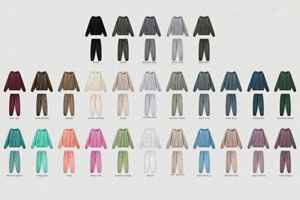 H5371 Hoodies Manufacturer Custom Many Color Unisex Blank Hoodies Fleece Lined Plain Streetwear Men Hoodies - Product Image 6