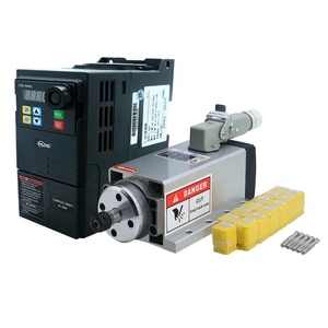 Moteur de broche HLTNC CNC GDZ-80*73 -2.2 ER20 24000 tr/min 220V/380V refroidi par air 2.2kW pour routeur CNC - Product Image 5