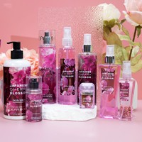 Coffret Cadeau Soins de la Peau : Lait Corporel, Brume Corporelle, Gel Douche, Parfum Femme, Soins Corporels