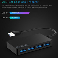 Hub USB 3.0 4 ports Hub USB High Speed Type C Splitter USB 3.0 2.0 Ports Adaptateurs pour PC Accessoires informatiques HUB multiport