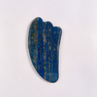 HZ Gua Sha en quartz rose et lapis-lazuli, outil Gua Sha en forme de griffe, Gua Sha authentique et original