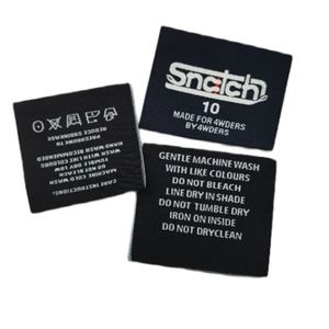 Livraison Gratuite Vente en Gros Étiquettes de Marque Personnalisées en Relief Thermocollantes Décoration Perlée Étiquettes de Taille Durables Tissées pour Chapeaux et Vêtements - Product Image 2