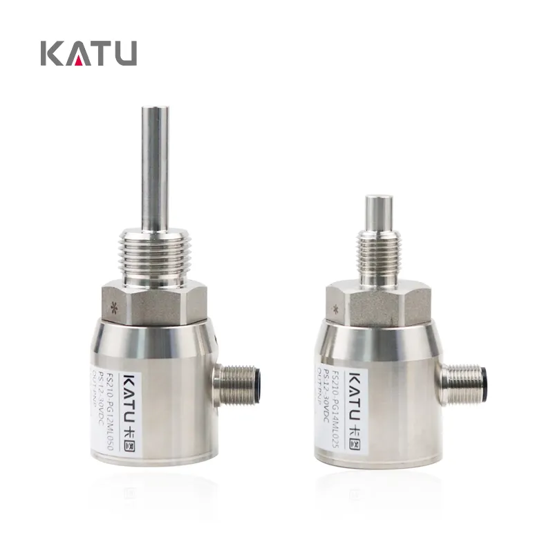 KATU 스페셜 FS210 디지털 디스플레이 4-20mA 열확산 산업용 소형 워터 펌프 유량 송신기