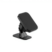 Support magnétique universel pour tableau de bord de voiture, compatible avec les smartphones, pour lit et bureau, en matériau ABS