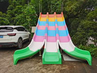 Toboggans aquatiques d'été intérieurs et extérieurs pour enfants, piscine en fibre de verre, aire de jeux utilisée, capacité de 100 à 500 kg, marque KANGYA