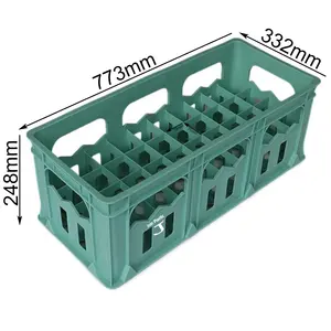 JOIN 40 Bottles Stackable Beer Crate Custom Wholesale butane canister Plastic Milk Crate Manufacturer