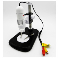 Microscope Tv professionnel Portable 25x-400x Tv av Interface Microscope numérique pour la réparation de téléphones portables Pc