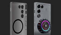 Étui de téléphone portable magnétique original Redmagic pour Redmagic 11 Air, protection 3D stéréo à texture métallique brute