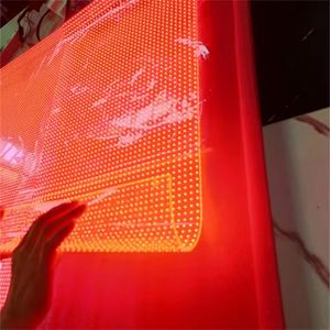 3D LED linh hoạt trong suốt phim màn hình hiển thị P4-8P6.5P5-10P10P12 3D trong suốt LED bức tường video cho cửa sổ kính quảng cáo - Product Image 4