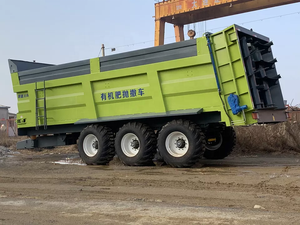 China Yulin Irrigación Equipo de tratamiento de ganado Camión esparcidor de estiércol seco en venta PTO Granja agrícola patio esparcimiento - Product Image 5