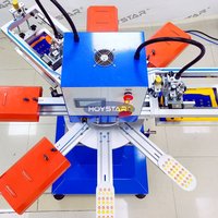 Máquina de Serigrafía Automática para Calcetines de Gel de Silicona de 2 Colores HOYSTAR