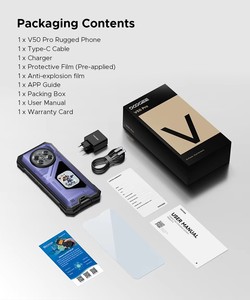 โทรศัพท์มือถือ DOOGEE V50 Pro รุ่นทนทาน Octa Core หน้าจอ LCD 120Hz กันน้ำ 52GB+1TB Dimensity 8300 ขนาด 6.78 นิ้ว FHD+ แบตเตอรี่ 11000mAh ชาร์จเร็ว 66W กล้อง 200MP ระบบปฏิบัติการ Android - Product Image 6