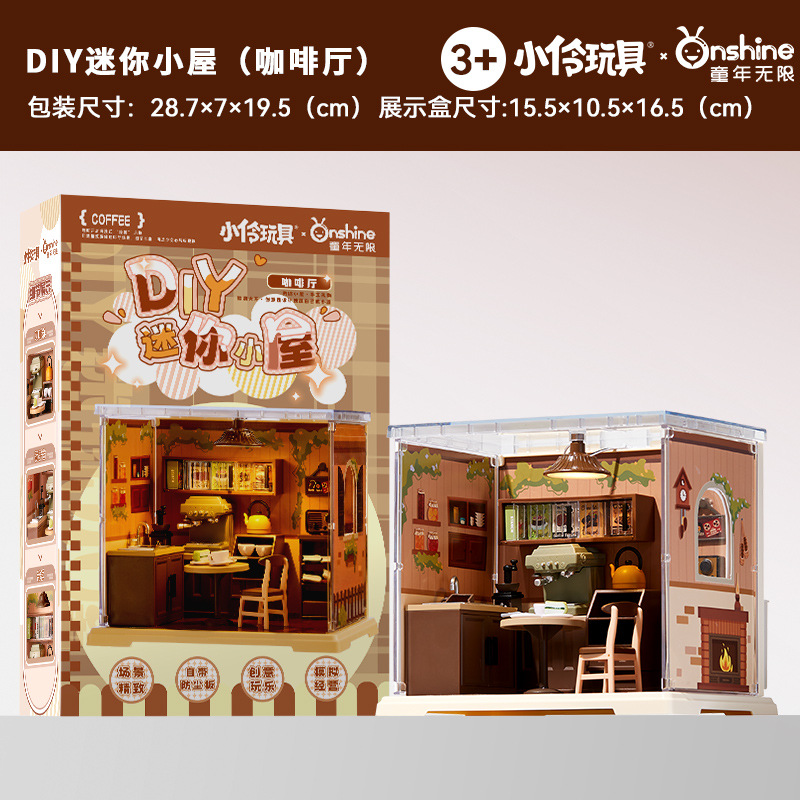Casa-caffetteria in miniatura fai da te