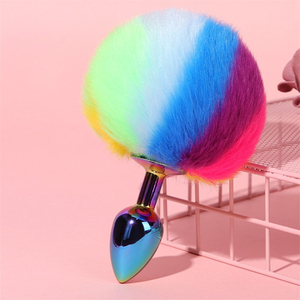 Nouveau jouet sexuel privé de prise anale en métal de queue de lapin des femmes pour les jouets sexuels anaux de masturbation - Product Image 5