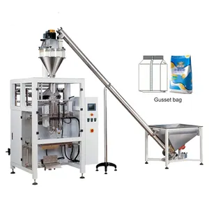 Stand Up Quad Seal Bag Coffee Powder Packing Machine With Valve Applicator