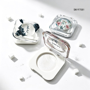 Mini Paleta de Sombras de Ojos Vacía de <span class=keywords><strong>2</strong></span> Compartimentos, Estuche Compacto de Plástico Rosa, Contenedor para Rubor, Corrector y Polvo - Product Image 6
