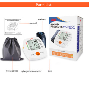 Phổ biến jziki Huyết Áp Màn hình màu trắng tensiometer đo lường chính xác hộ gia đình thiết bị y tế cho chăm sóc sức khỏe - Product Image 6
