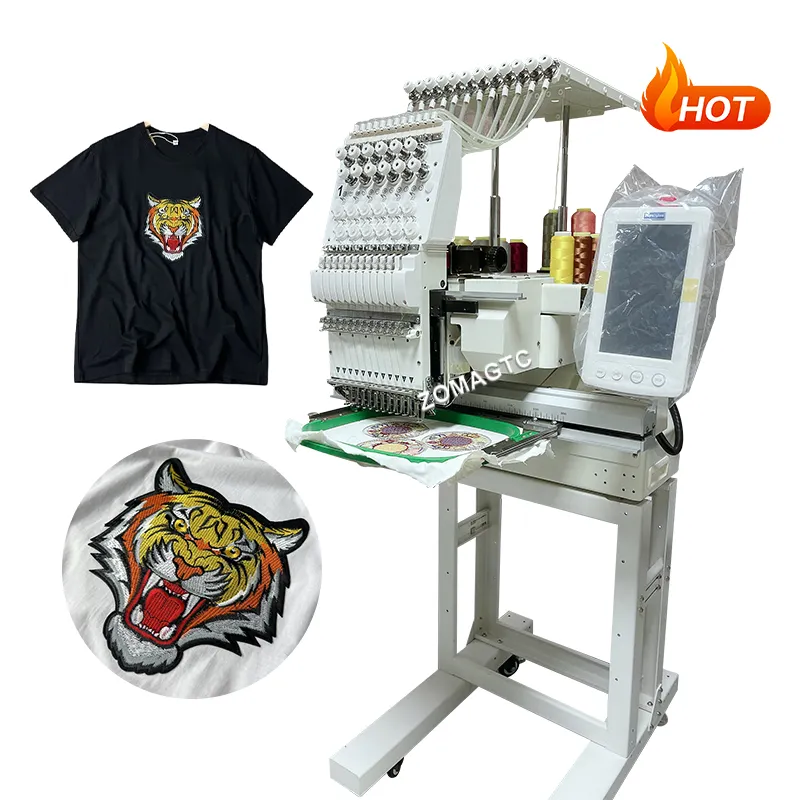 After-sales High Efficient Service Double Head Computerized Embroidery Machine For Factory