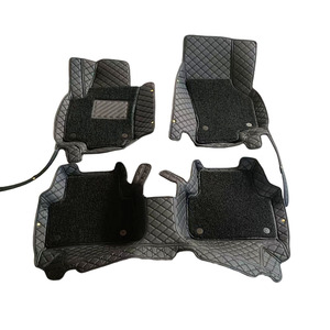 PVCレザーカーマット新しいデザインカバーしきい値高級レザー + コイルフォーチュナーカーマット - Product Image 2