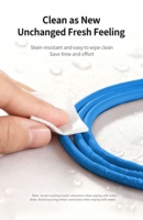 Cable de Carga Súper Rápida Togudu IU33 de Silicona de Alta Calidad USB-A y Tipo-C para Computadora
