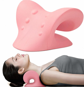 Oreiller de massage en mousse PU de haute qualité, petit, portable, respirant, dispositif de traction cervicale - Product Image 1