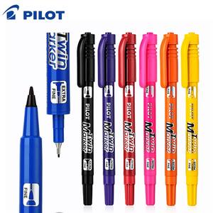 Marcadores SCA TM TWIN MARKER al por Mayor, a Base de Aceite, 12 Colores, Doble Punta, Extra Fino - Product Image 6