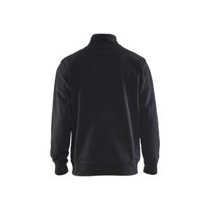BLAKLADER - 335311589996S Sweat 2 tons demi-zip Noir/Gris moyen-EAN 7330509813959 WORK HOODIES - Product Image 2