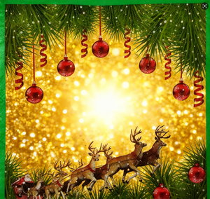 Luxus Weihnachts tisch Servietten 3-lagiger Papier Rentier druck 20 Stück für feines Essen - Product Image 5
