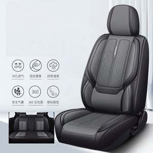 Protection de siège de voiture en cuir de luxe complète en gros, accessoires intérieurs personnalisés avec fonction respirante, vente en gros de luxe complète - Product Image 2