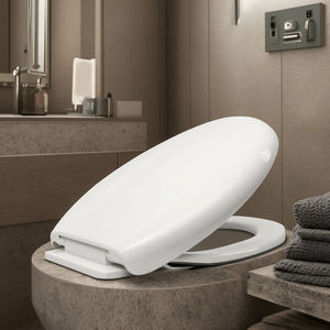 Asiento <span class=keywords><strong>de</strong></span> inodoro cuadrado moderno Cierre suave Liberación rápida Engrosado Hogar Cubiertas <span class=keywords><strong>de</strong></span> inodoro universales Inodoro Tapa Made PP Urea para - Product Image 6