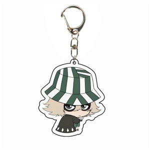 Anime créatif <span class=keywords><strong>Bleach</strong></span> Cartoon porte-clés Adorkable Kurosaki Ichigo <span class=keywords><strong>Ishida</strong></span> Uryuu Kuchiki Rukia Punk Halloween porte-clés sac cadeau - Product Image 6