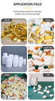 Bouteille en plastique vide pour médicaments 100 ml, flacons à pilules avec bouchon de sécurité enfant 60 ml pour emballage de capsules de vitamines et de compléments alimentaires