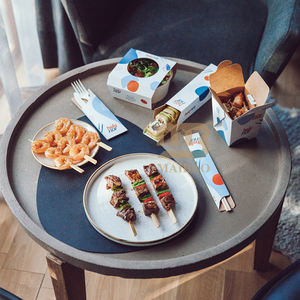 Logotipo personalizado restaurante japonés para llevar yakitori Tuna omakase sashimi <span class=keywords><strong>Tempura</strong></span> <span class=keywords><strong>sushi</strong></span> caja deslizante Bento comida papel embalaje - Product Image 2