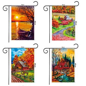 Logotipo personalizado decoración exterior bandera colgante bandera jardín asta de bandera 12*18 pulgadas jardín bandera - Product Image 6