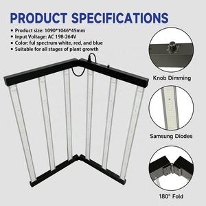 Lámpara de Cultivo LED SLTMAKS Samsung, Barra de Luz Plegable para Horticultura Interior, Invernadero, Lámpara para Plantas de 720W, Espectro Completo - Product Image 3