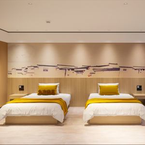 Groothandelsprijs Custom Houten 5-sterren Hotel Op Maat Kleur Appartement Hoofdeinde Slaapkamer Bed Meubelsets - Product Image 1