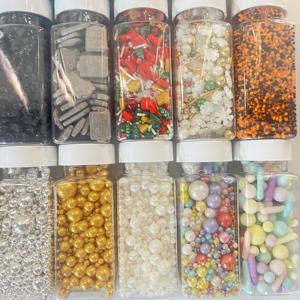 100g Edible Cake <b>Sprinkles</b> sugar beads Candy <b>Sprinkle</b> for birthday wedding party decorations - Product Image 2