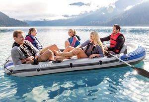 <span class=keywords><strong>Bateau</strong></span> gonflable <span class=keywords><strong>INTEX</strong></span> authentique pour cinq personnes, <span class=keywords><strong>bateau</strong></span> à rames pour cinq personnes, <span class=keywords><strong>bateau</strong></span> de pêche, épaissi et agrandi 68325 - Product Image 4