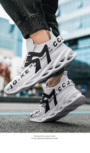 รองเท้าผ้าใบลำลองผู้ชาย Soso รุ่น Blade Just Flying แบบสาน ระบายอากาศได้ดี น้ำหนักเบา ไซส์ 11 12 แฟชั่นฤดูร้อน - Product Image 2