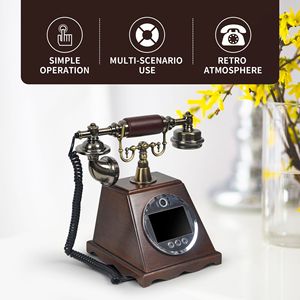 32G Vintage Video Guest Book Door Phone 1080P noce antico messaggio di nozze telefoni con filo per Photobooth - Product Image 5