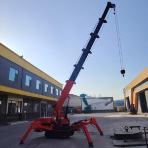 Grúa Araña Telescópica Pequeña T-034 para Construcción, Control Remoto, 3 Toneladas, Mini Grúa Araña Portátil de 8 Toneladas - Product Image 1