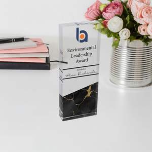 Le best-seller Pristine Praise: Clear Acrylic Awards pour les cadeaux de coopération les plus méritants - Product Image 1