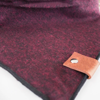 Bandana en coton uni pour chien, Bandana de noël avec Logo pour animaux de compagnie, écharpe pour chiot et chat, accessoires