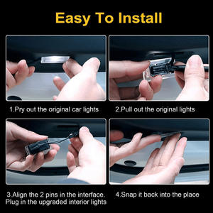 LED車のドアウェルカムプロジェクターランプボルボロゴ装飾ダッシュDCC Tasla Model3 Y X S用HTML Plotly - Product Image 2