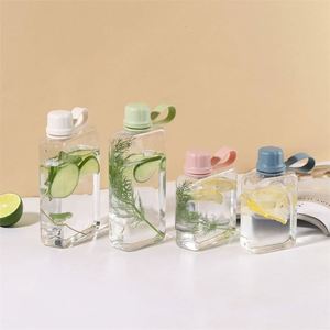 OEM/ODM Botella de Agua Plana de 320 ml, Portátil, Libre de BPA, con Anillo de Elevación, Diseño Novedoso, Regalos Empresariales del Fabricante - Product Image 1