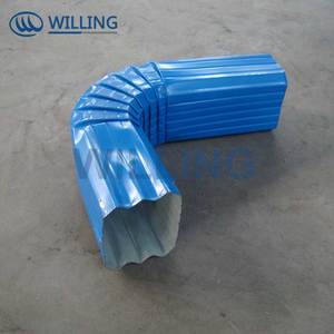 Tự động 1220mm rộng thép downspout mưa máng xối cuộn tạo thành máy hình chữ nhật xây dựng mái ngói nhà sản xuất bền mang - Product Image 5