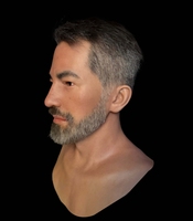 Maschera in Silicone Ultra-Realistica per Uomo, Ecologica, Traspirante, Riutilizzabile, per Feste, Pasqua, Halloween, Cosplay, Crossdresser, 6 Colori
