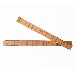 Règle pliante personnalisable en bois FSC de 72 po et 6 pieds pour charpentiers, maçons et plombiers - Product Image 3